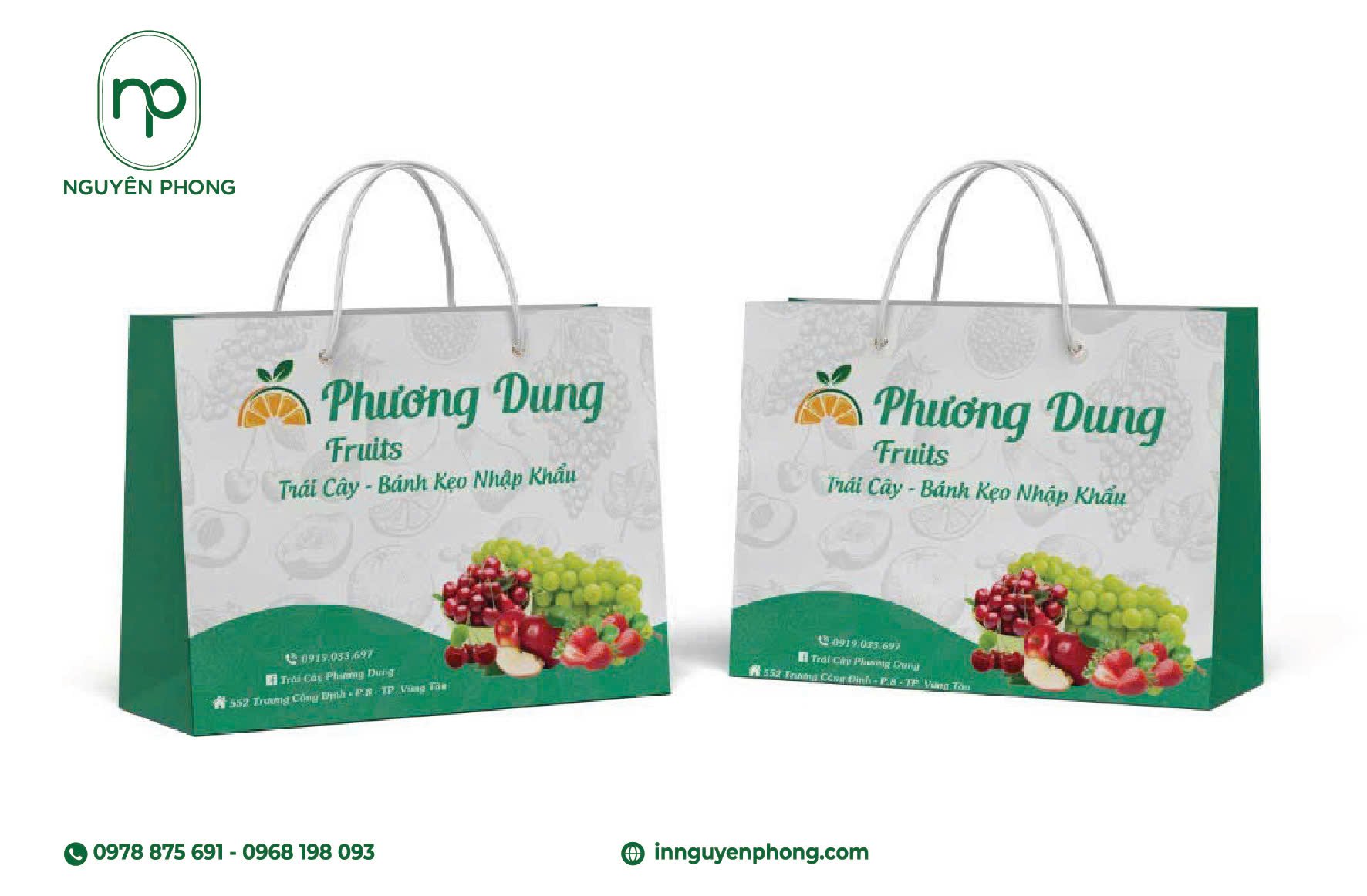 Mẫu in bao bì trái cây 